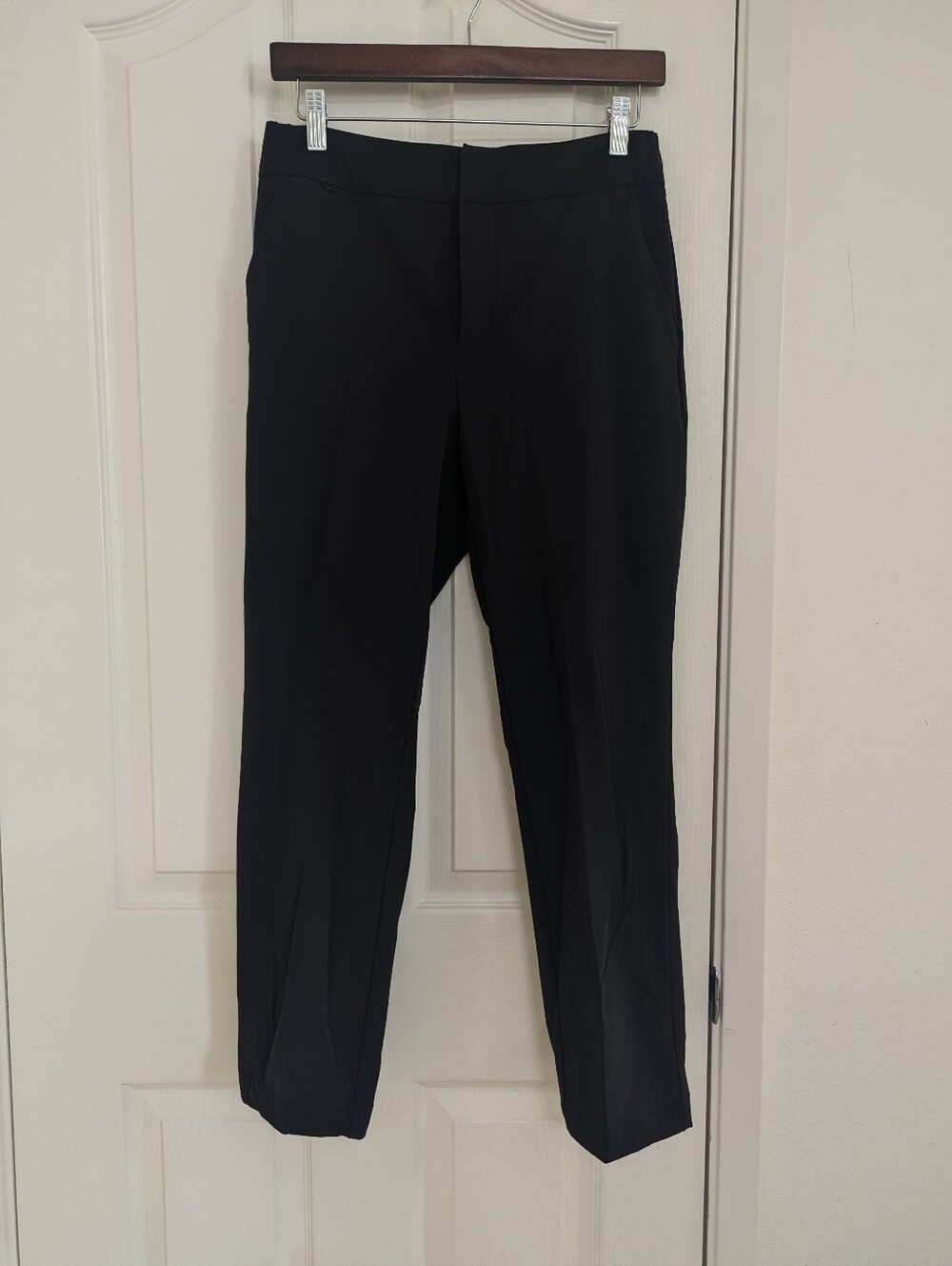 FIGSPRO Skinny Zip Fly Trouser Pants - Black